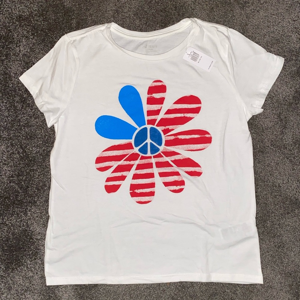 Old Navy Peace Flower Tee